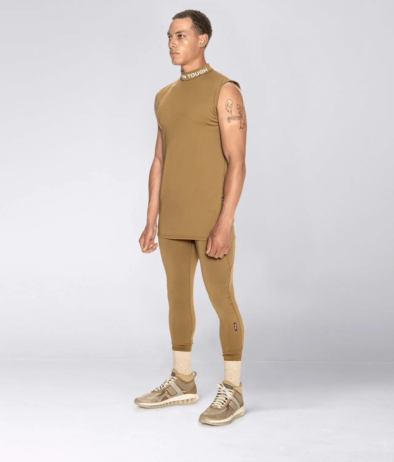 1400 . Momentum Regular-Fit Base Layer Shirt - Khaki