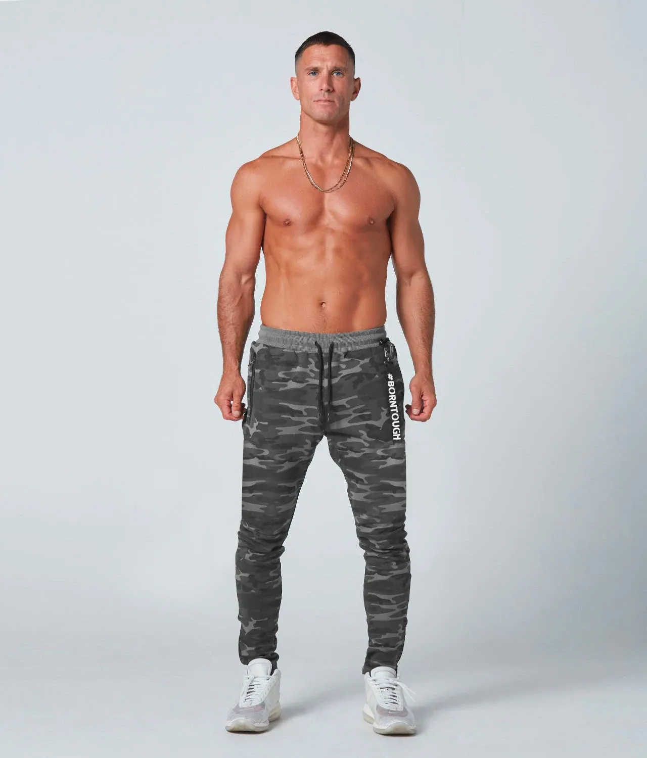 2000 . Viscose Regular-Fit Jogger - Grey Camo