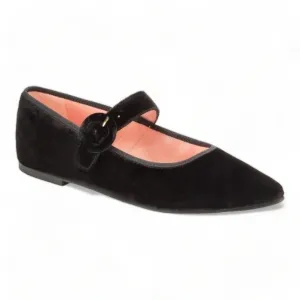 49564 - Black Velvet Strap for Teen/Women by Pretty Ballerinas