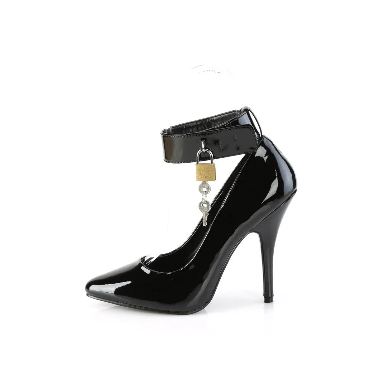 5-inch Heel Pump with Ankle Cuff and Lock SED432