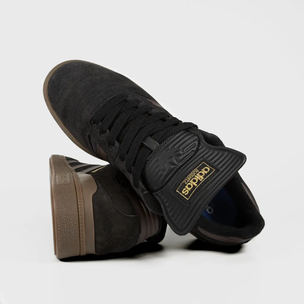 Adidas Skateboarding - Busenitz Shoes - Core Black / Brown / Gold Metallic