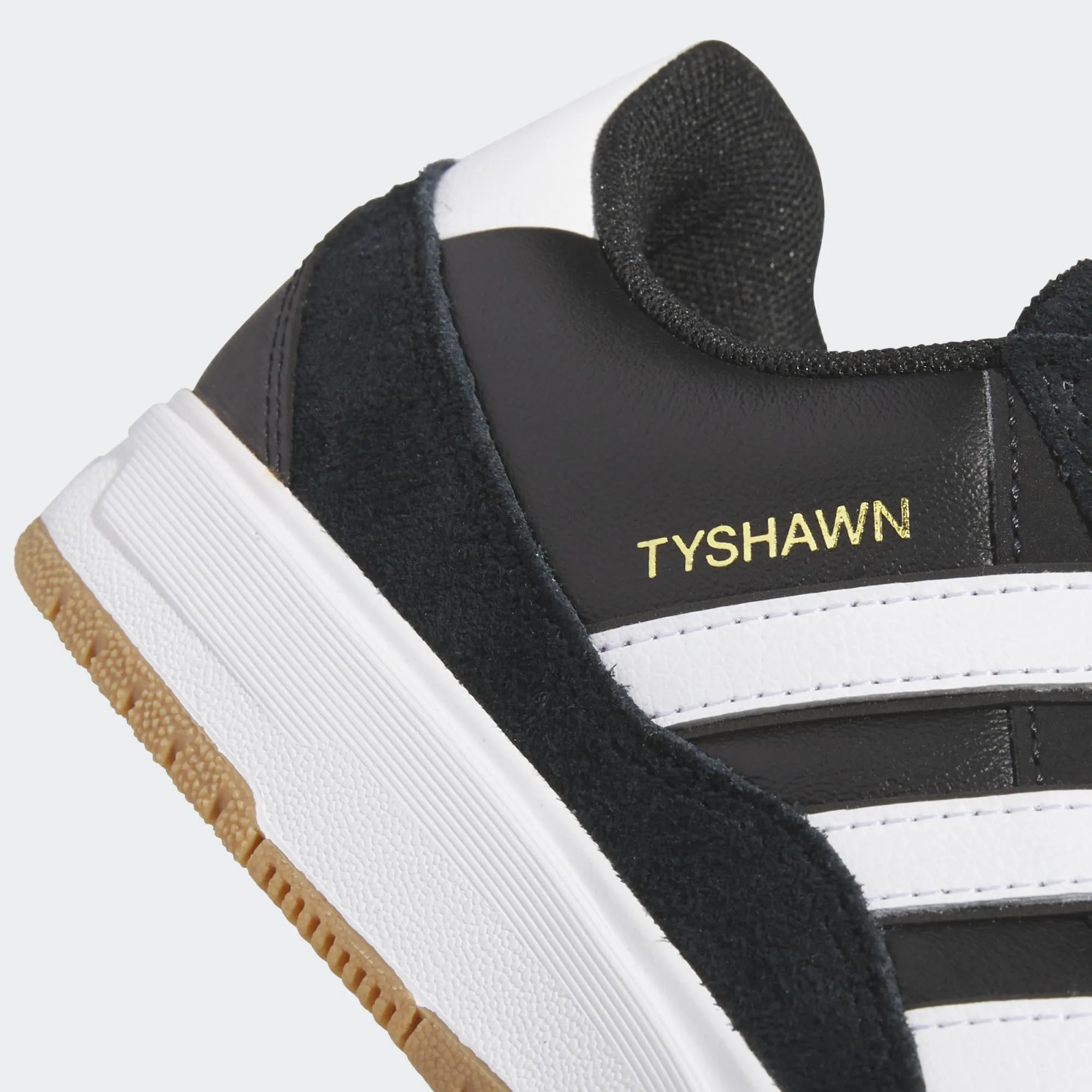 Adidas Tyshawn II Skateboard Shoe - Black/White/Gum