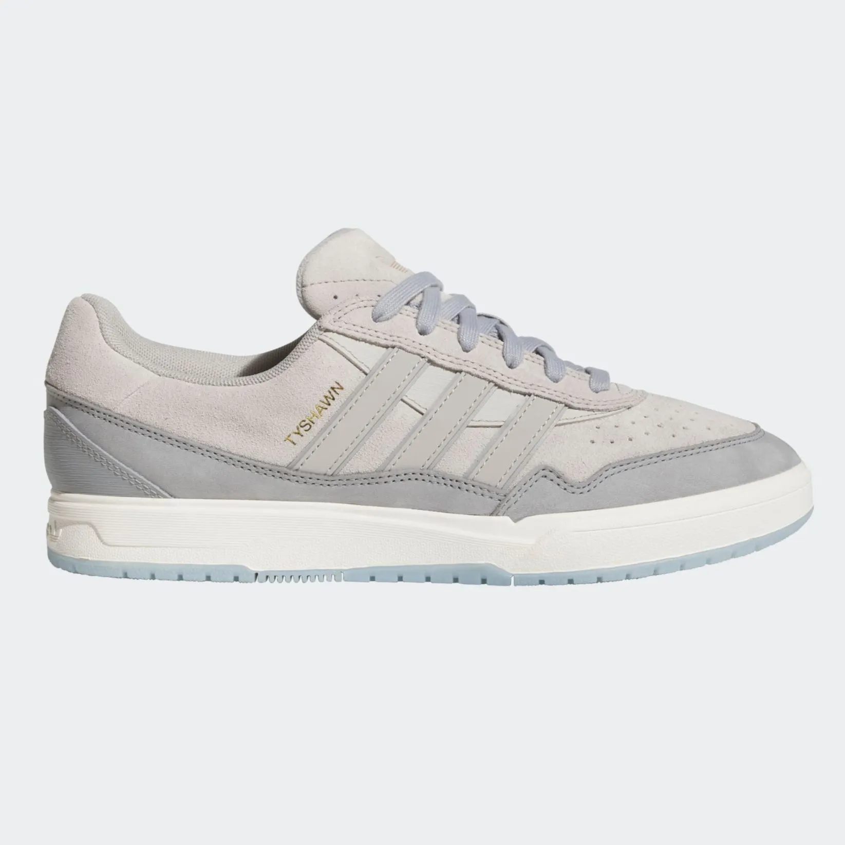 Adidas Tyshawn II Skateboard Shoe - Light Onix/Granite/White