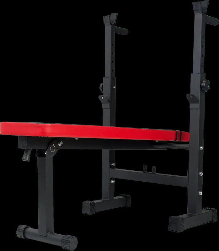 Adjustable Folding Flat Weight Bench with 200kg Capacity