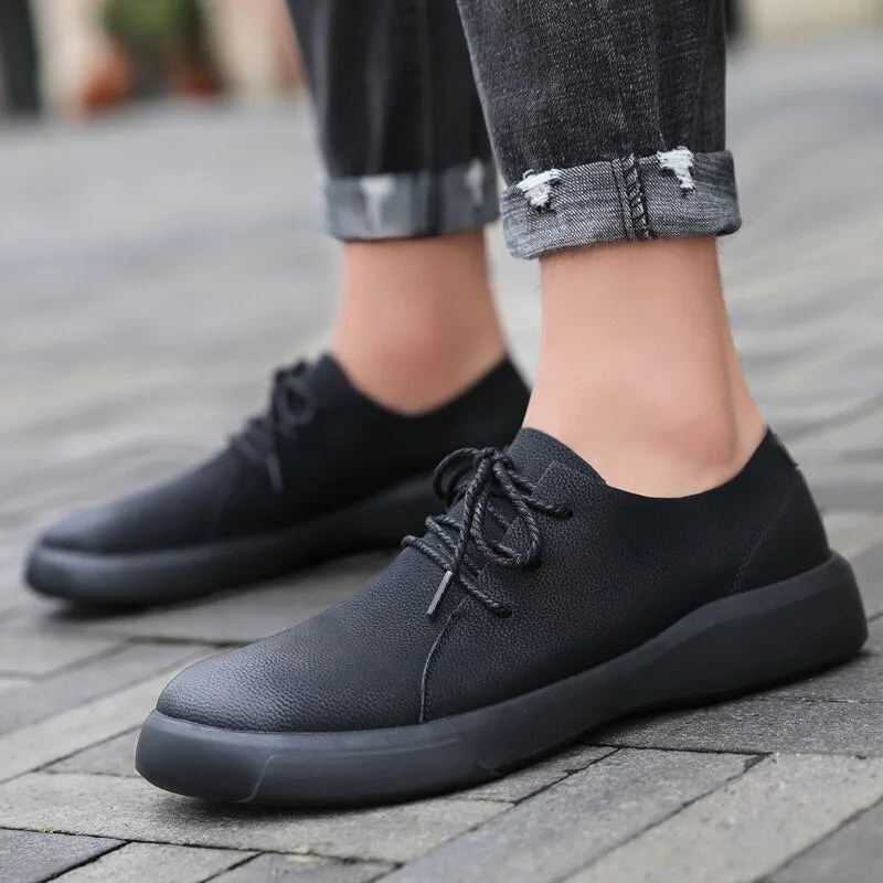 Advbridge Spring Summer Trend Men's Shoes Breathable Men's Oxford Shoes Dress Shoes Men's Flats Fashion Work Shoes Men's Casual Shoes