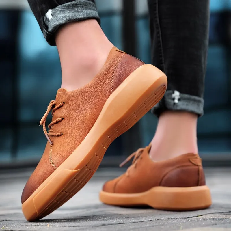 Advbridge Spring Summer Trend Men's Shoes Breathable Men's Oxford Shoes Dress Shoes Men's Flats Fashion Work Shoes Men's Casual Shoes