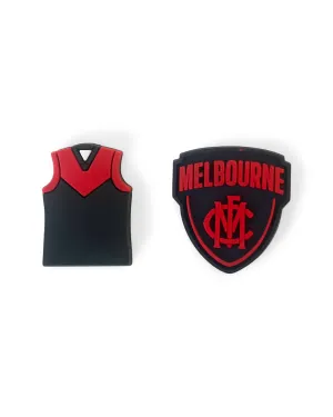 AFL Shoe Charms - Melbourne (2 Pack)