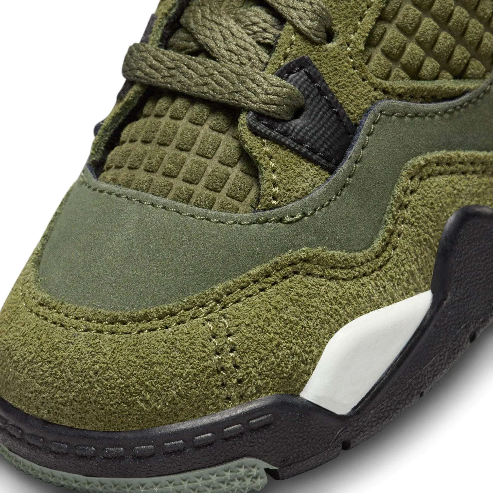 Air Jordan 4 Retro SE Craft "Medium Olive" - Baby/Toddler