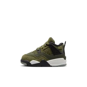 Air Jordan 4 Retro SE Craft "Medium Olive" - Baby/Toddler