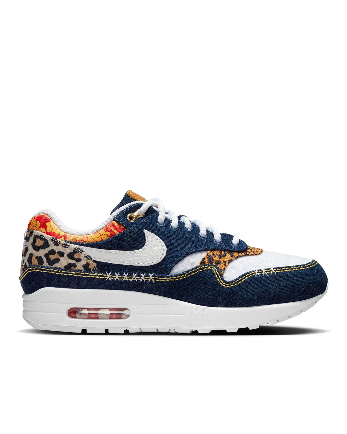 Air Max 1 Premium Medium Blue/White/University Gold