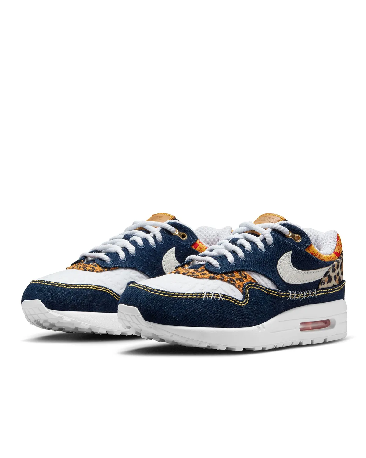 Air Max 1 Premium Medium Blue/White/University Gold