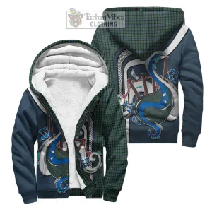 Arbuthnot Tartan Sherpa Hoodie with Epic Bagpipe Style