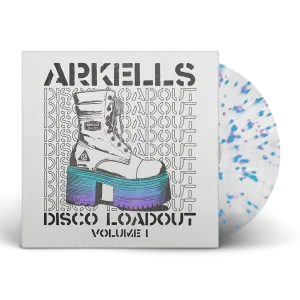 ARKELLS – DISCO LOADOUT (VOLUME 1) (ULTRA CLEAR VINYL WITH SKY BLUE/VIOLET SPLATTER) - LP •