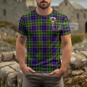 Arnott Tartan Cotton T-Shirt with Family Crest