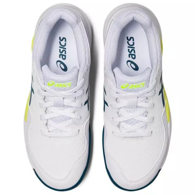 Asics Gel Resolution 9 GS Kids Tennis Shoes - White / Restful Teal