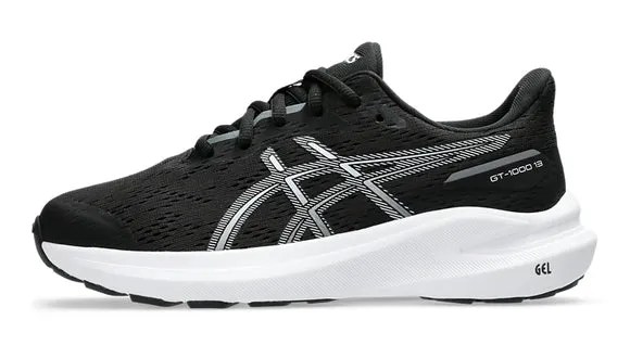 ASICS GT 1000 13 GS LACE - BLACK WHITE