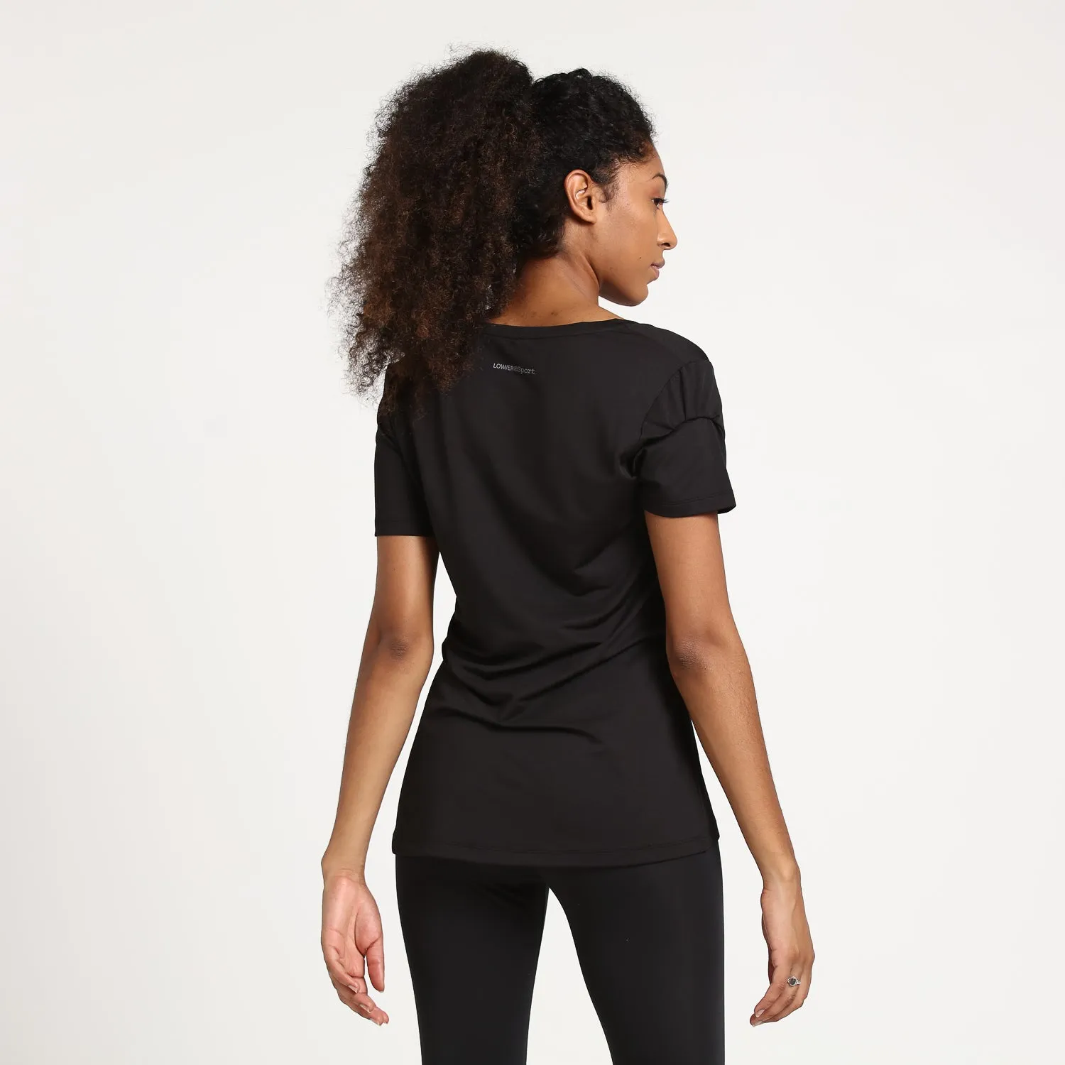 Athens Womens Training Tee Black