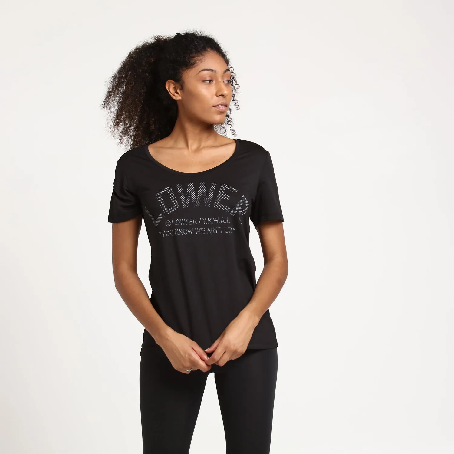 Athens Womens Training Tee Black