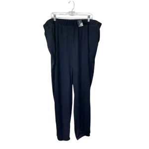 Athletic Pants By Ashley Stewart In Black, Size:3X