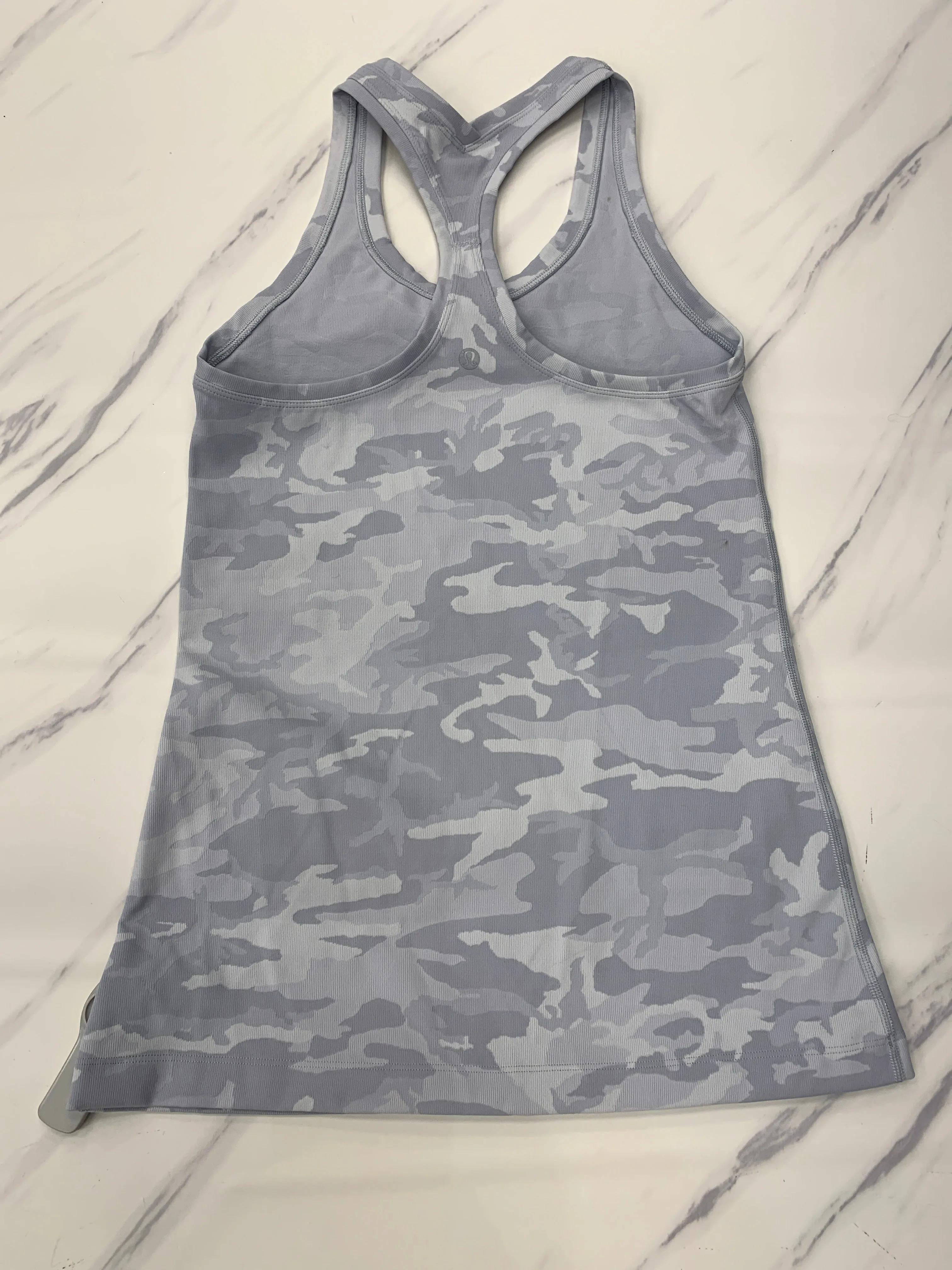 Athletic Tank Top By Lululemon In Grey, Size:6