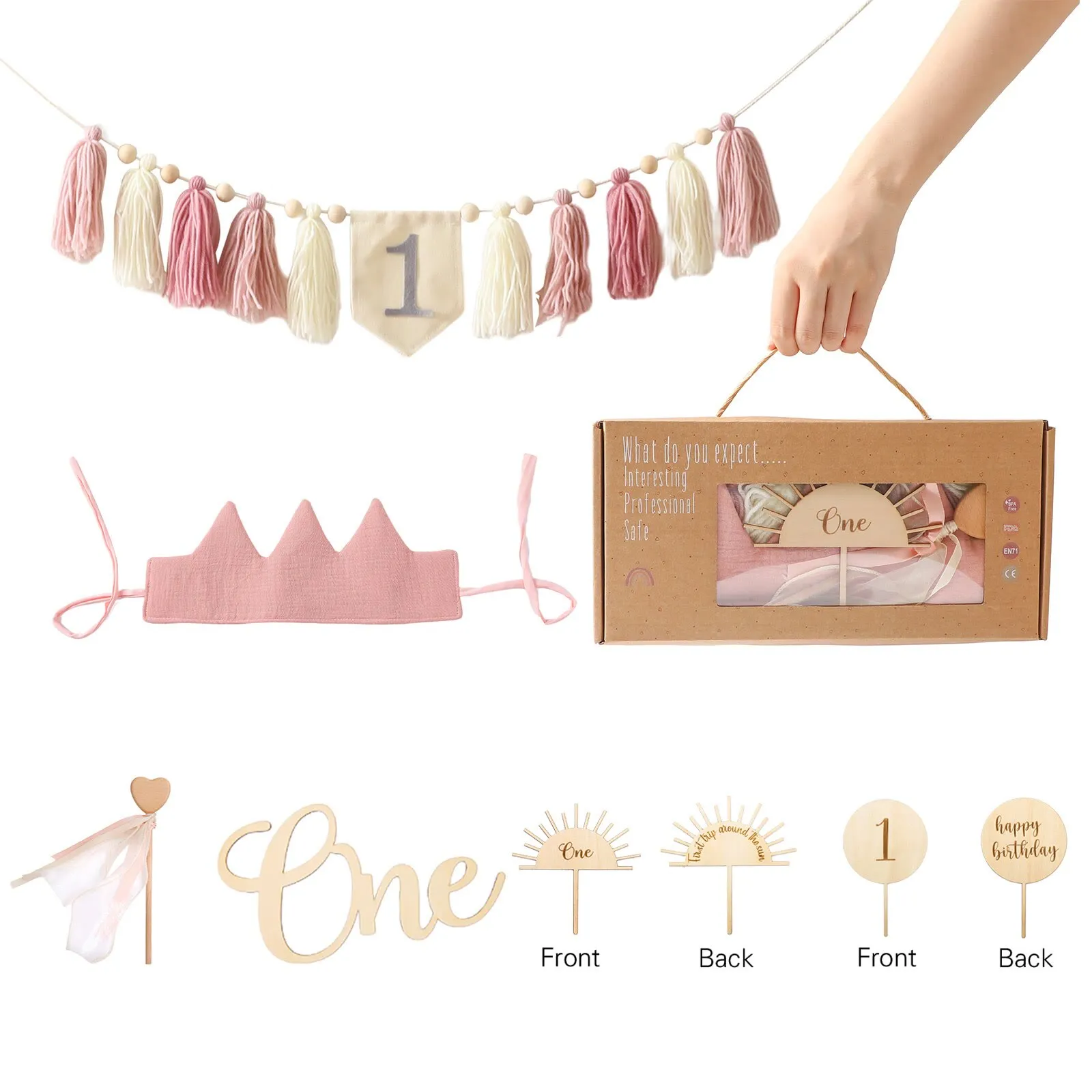 Baby Tassel 1st Birthday Party Decoration