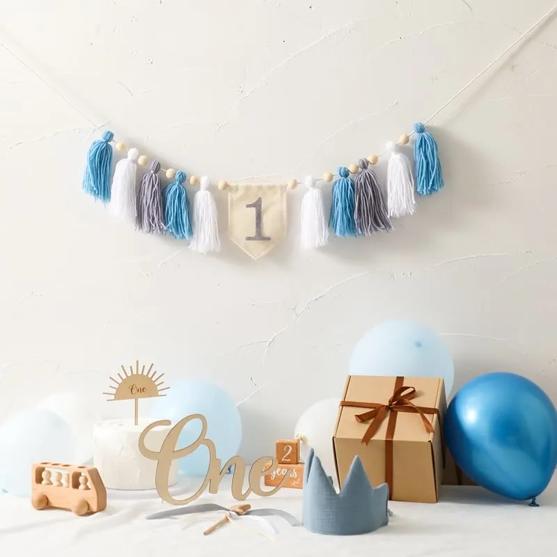 Baby Tassel 1st Birthday Party Decoration