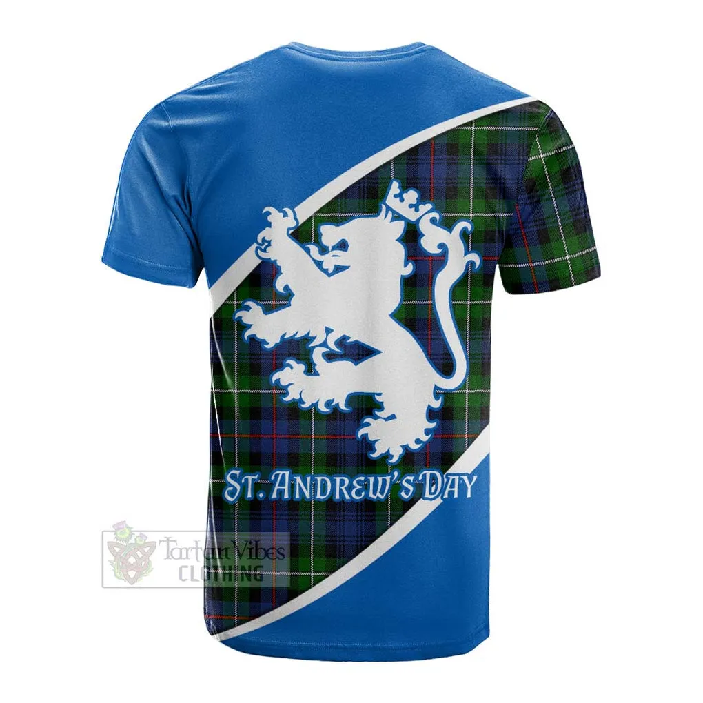 Baillie (Bailey) Family Crest Tartan Cotton T-shirt Celebrate Saint Andrew's Day in Style