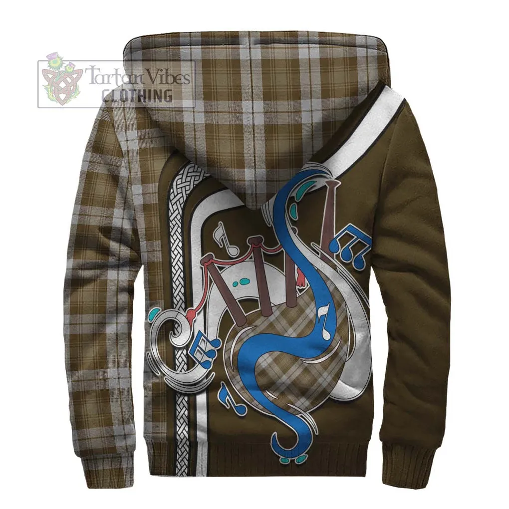 Baillie Dress Tartan Sherpa Hoodie with Epic Bagpipe Style