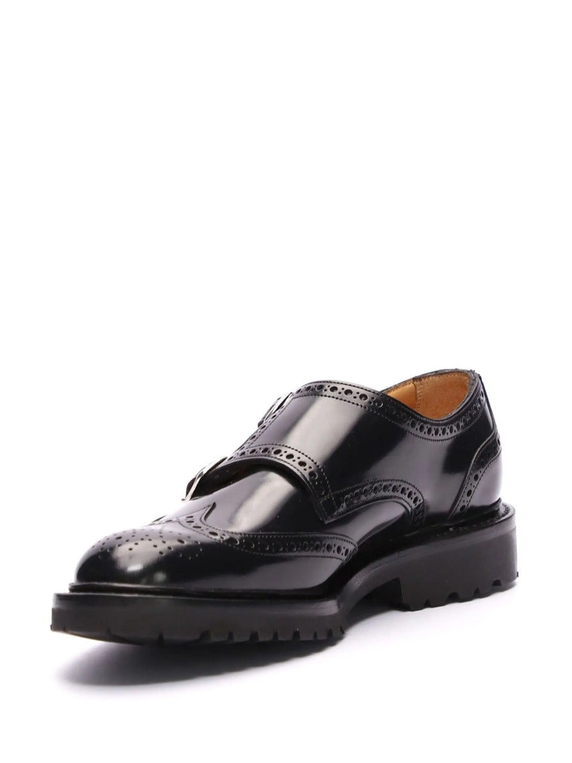 Black Virginia Double Monk shoes