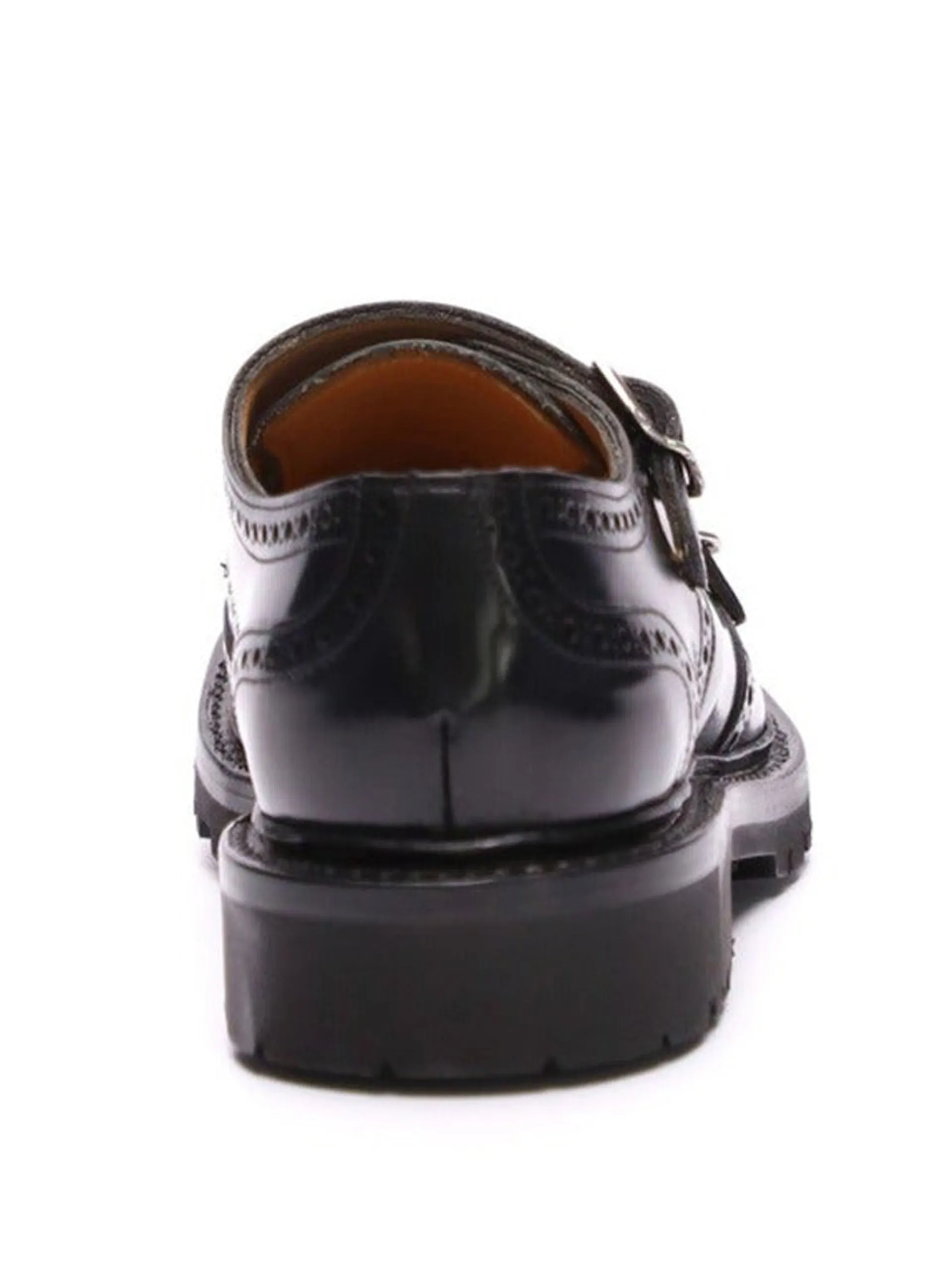 Black Virginia Double Monk shoes