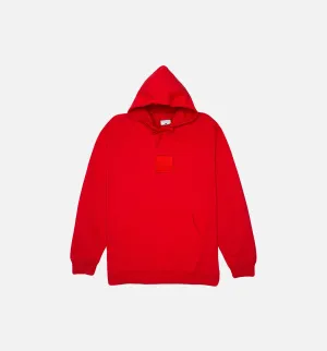 Box Patch Collection Mens Hoodie - Red/Red