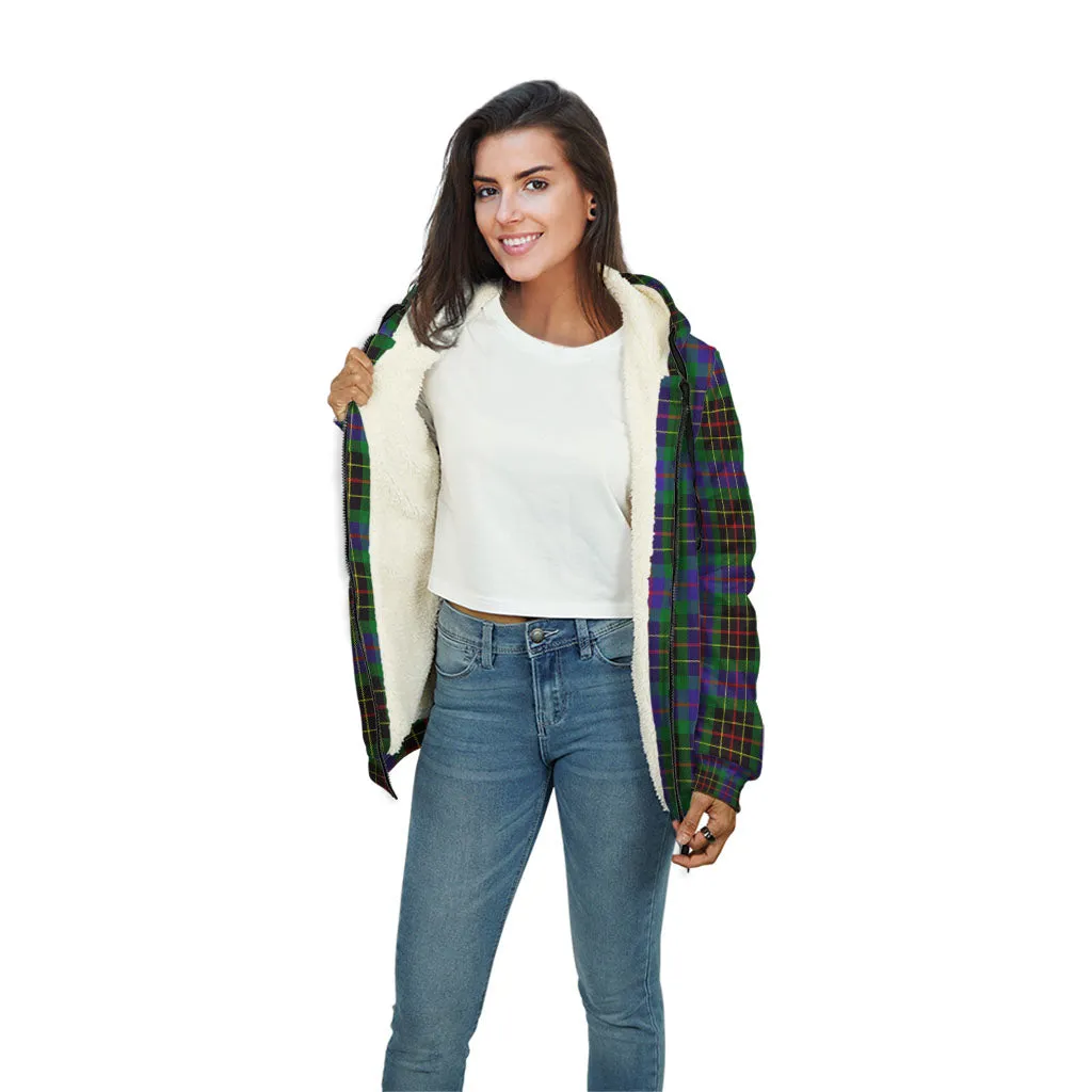 Brodie Hunting Modern Tartan Sherpa Hoodie