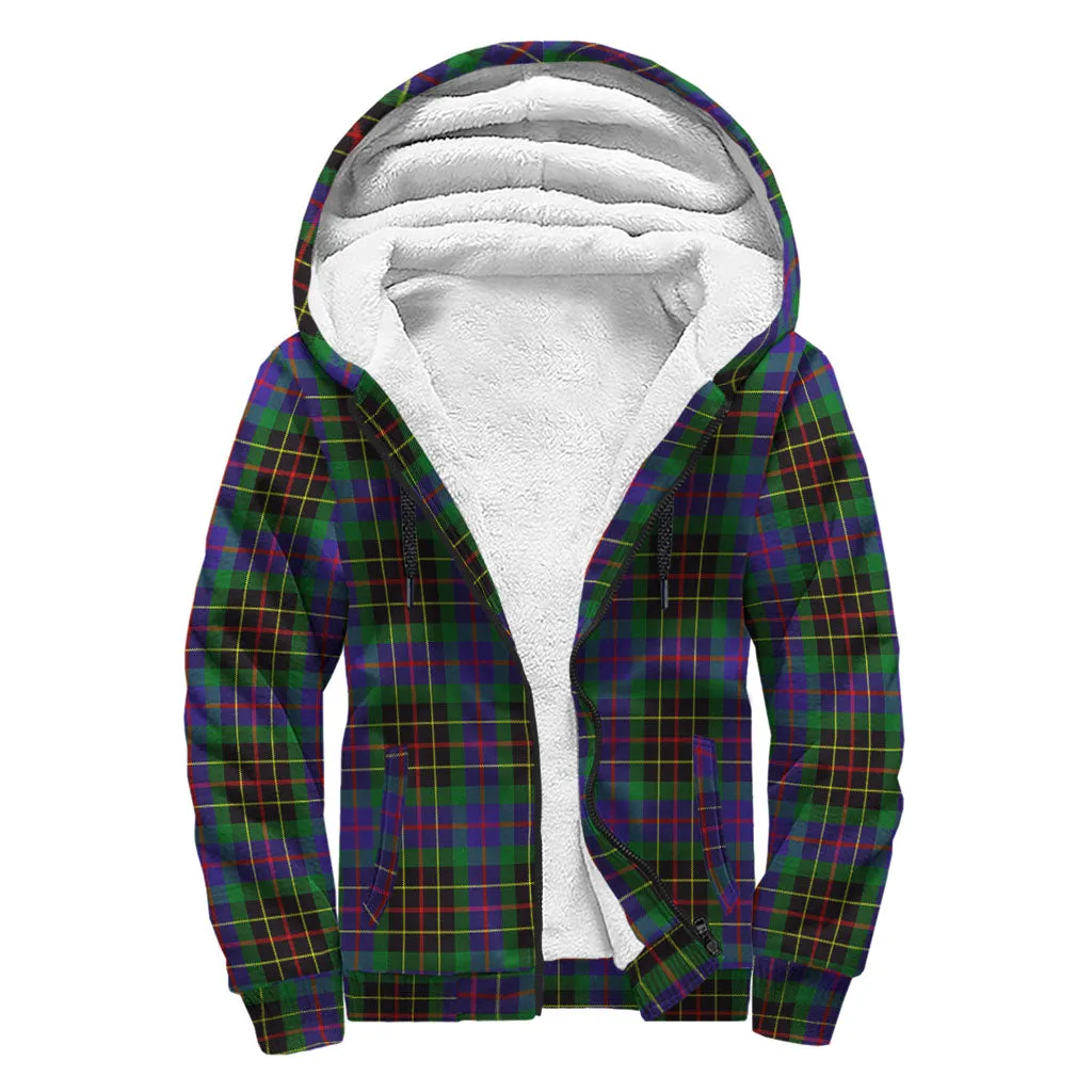 Brodie Hunting Modern Tartan Sherpa Hoodie