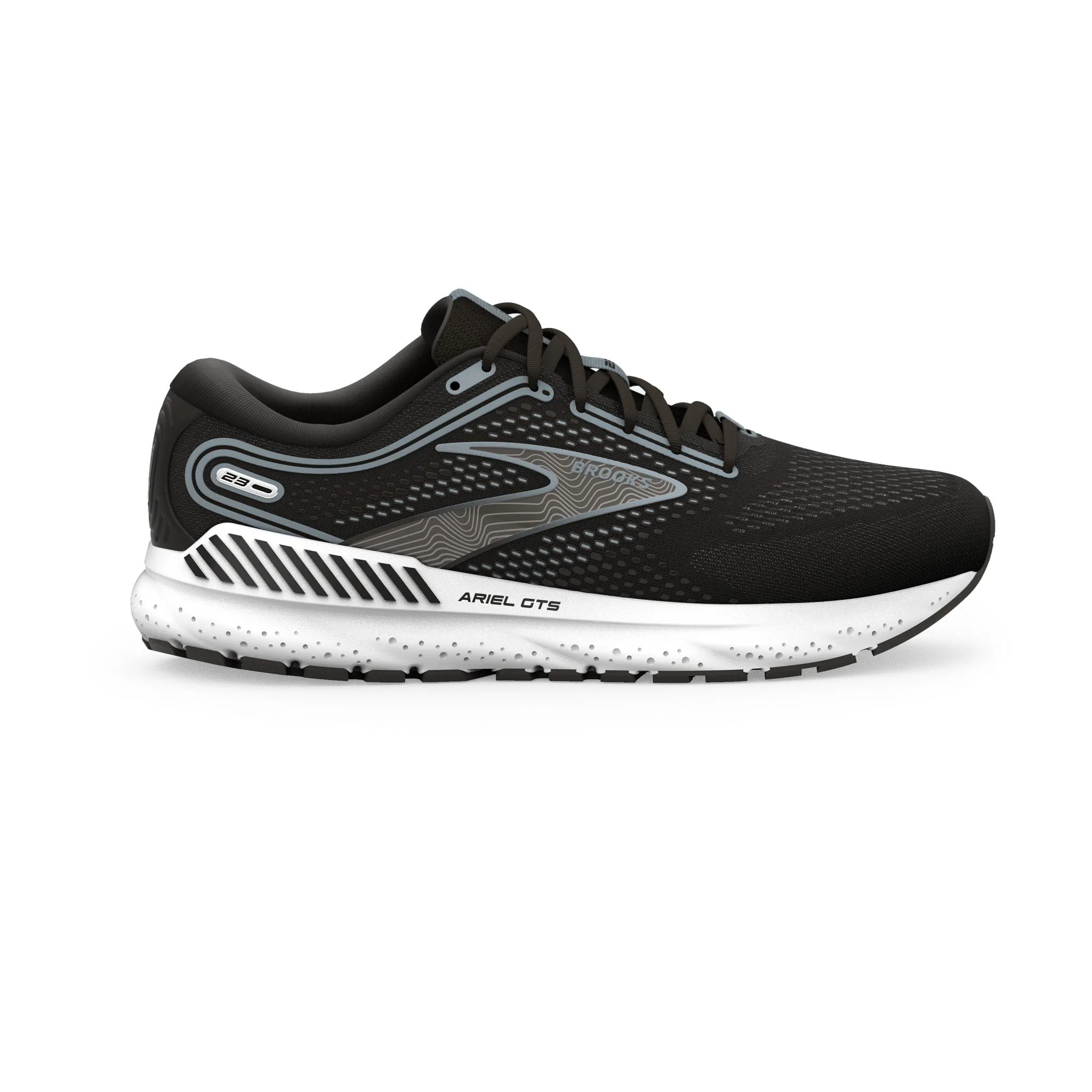 Brooks Ariel GTS 23 Black Grey White Women's