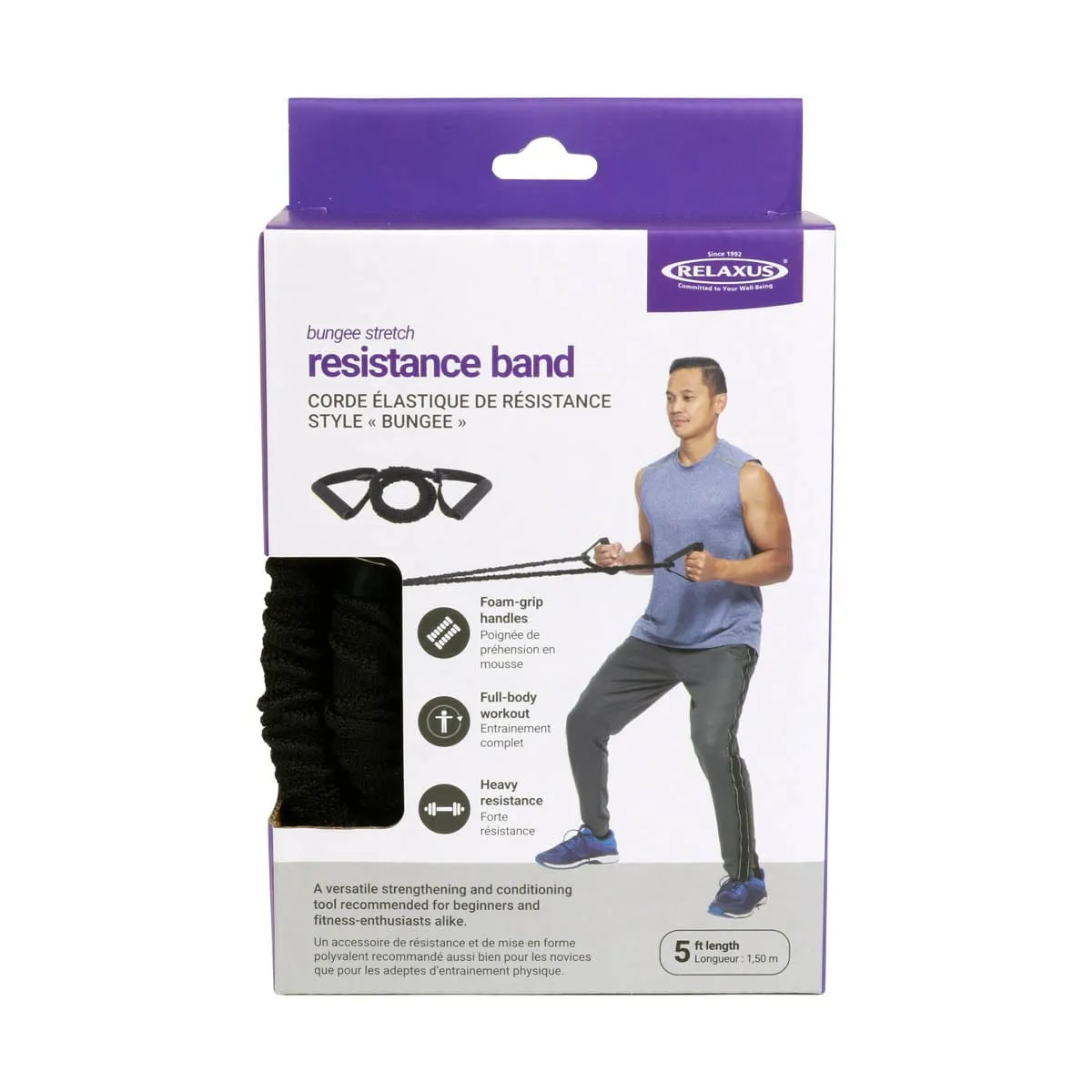 Bungee Stretch Resistance Band - Displayer of 6