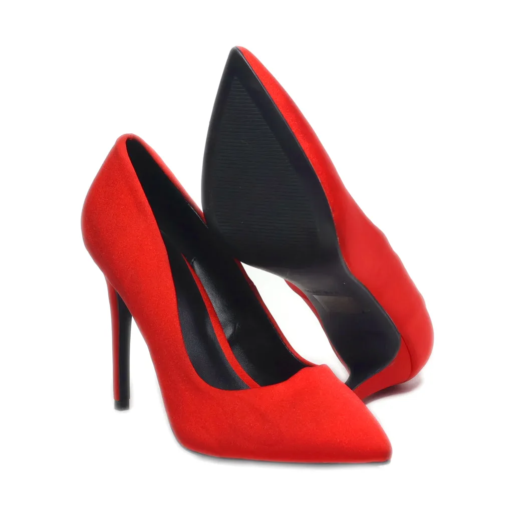 Call It Spring High-Heel Shoes Canvas Red Colour For Women