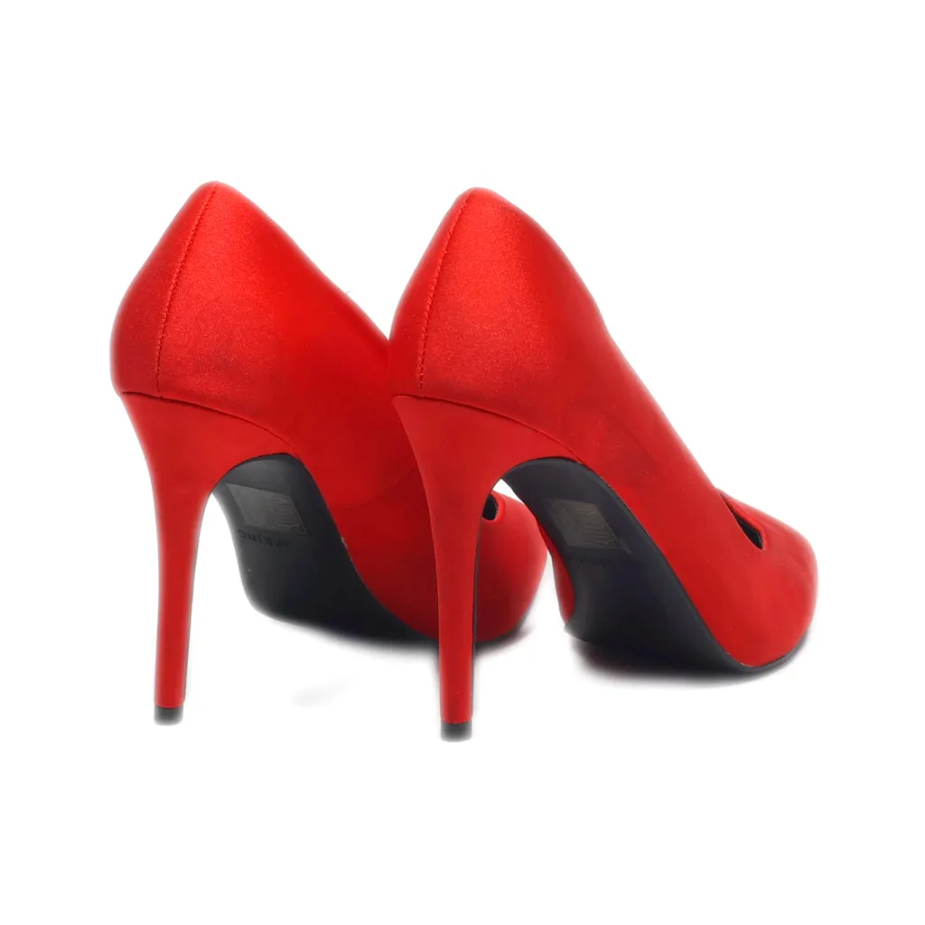 Call It Spring High-Heel Shoes Canvas Red Colour For Women