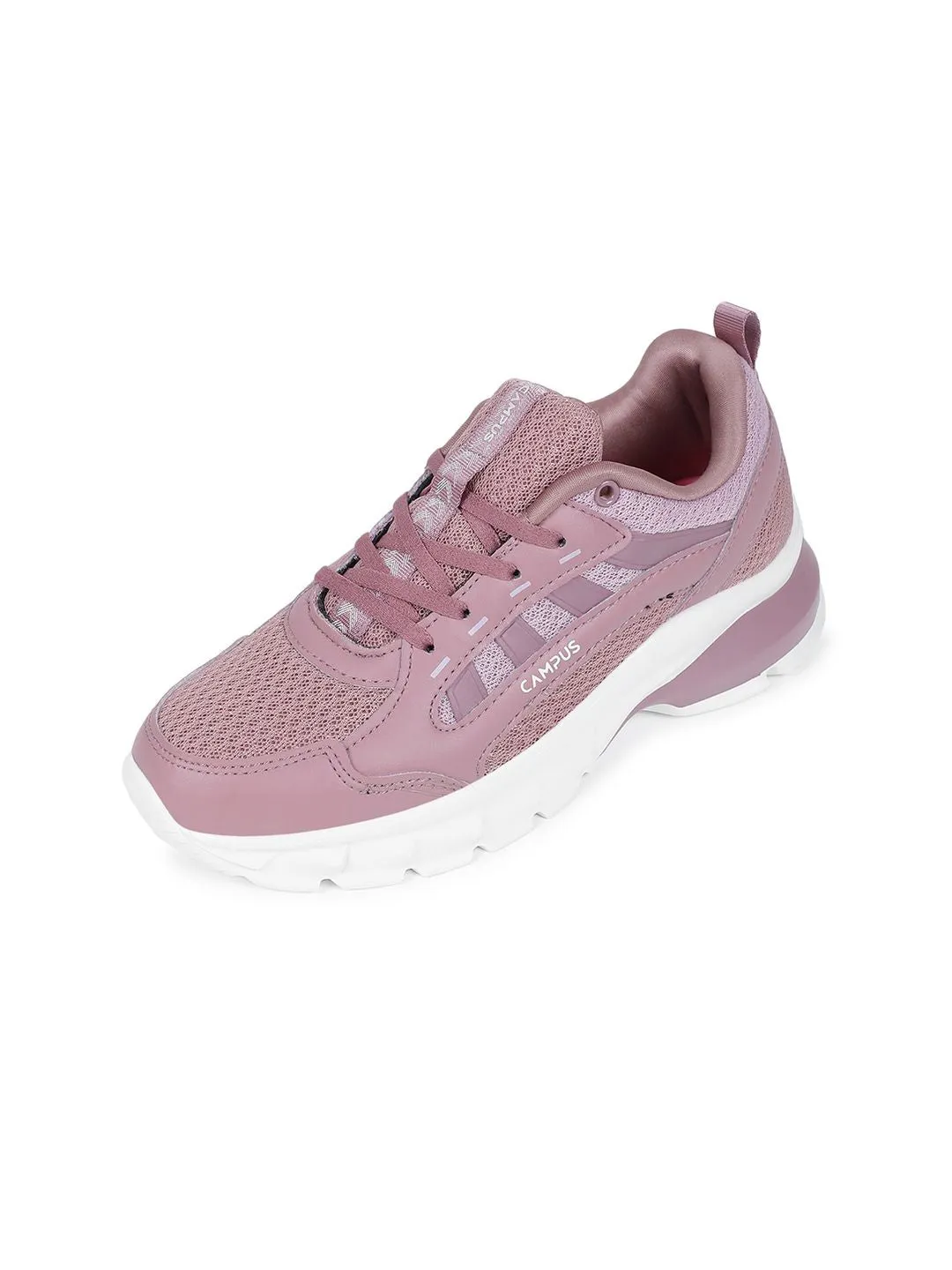 Campus Bliss Women Textured Lace Up Sneakers