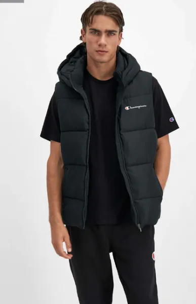 Champion Mens Roch Puffer Vest - Black