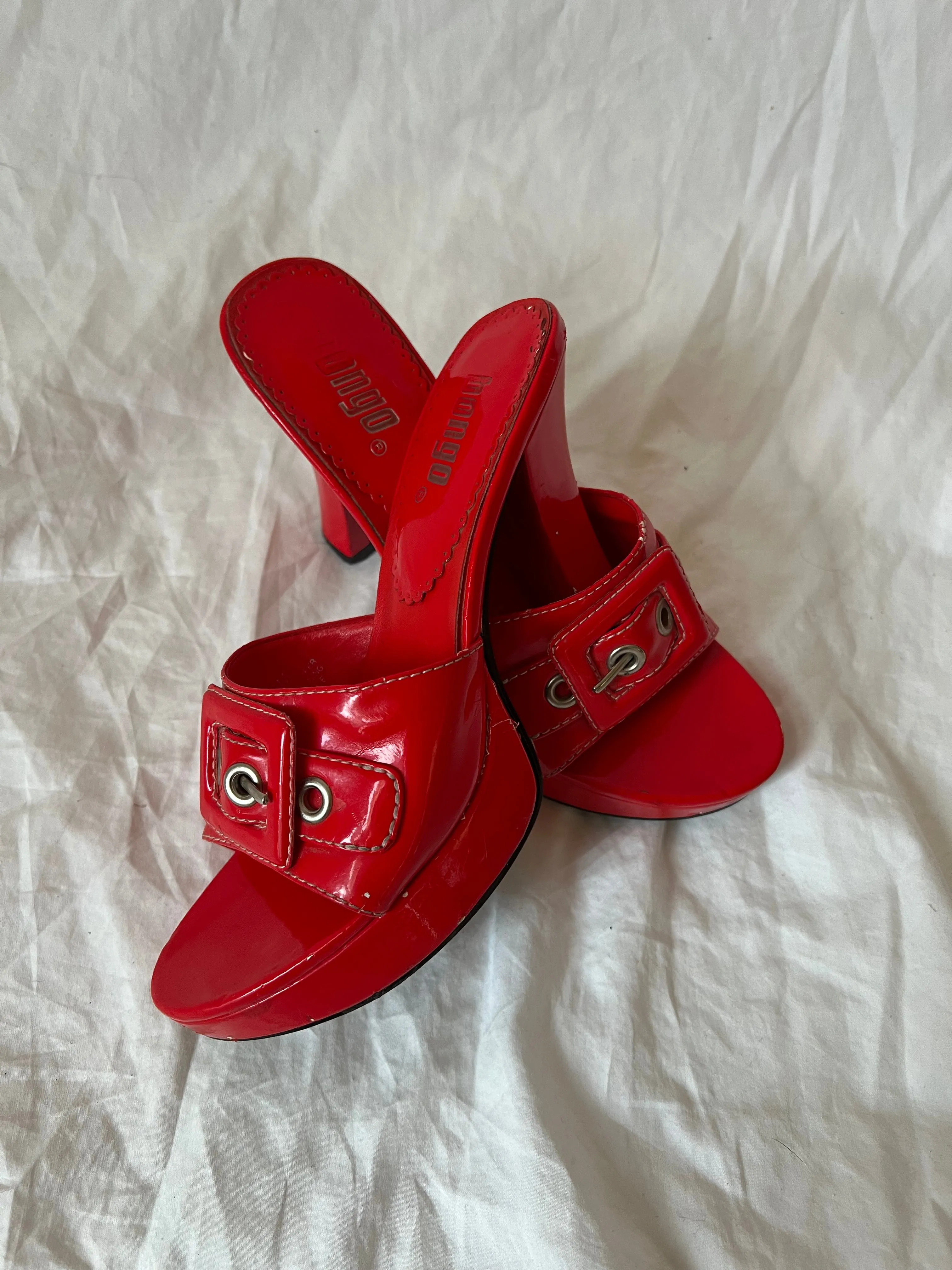 Cherry Bongo Heels