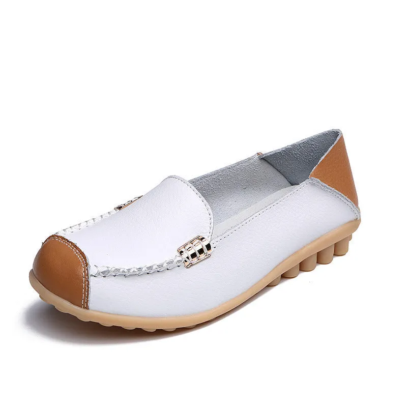 Cilool Ballerina Casual Flat Shoes Slip On Loafers