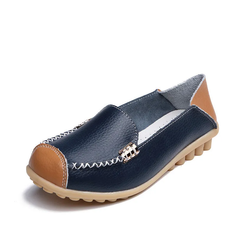 Cilool Ballerina Casual Flat Shoes Slip On Loafers