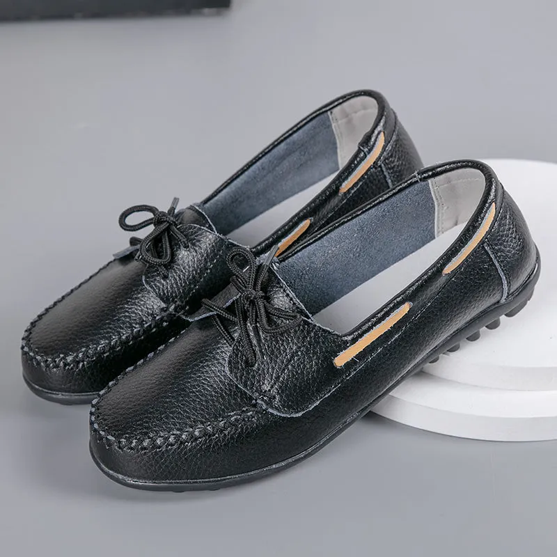 Cilool Genuine Leather Fashion Women Flats