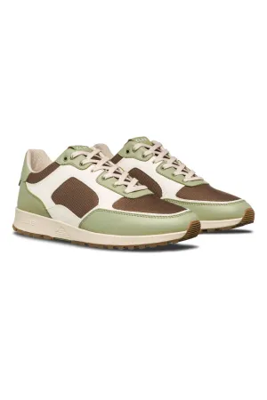 Clae Joshua Cactus Sneakers in Sage White Brown