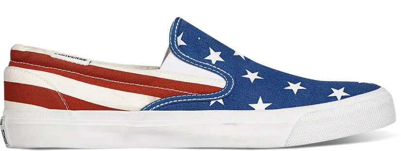 Converse all star United States and Britain's flag canvas shoes