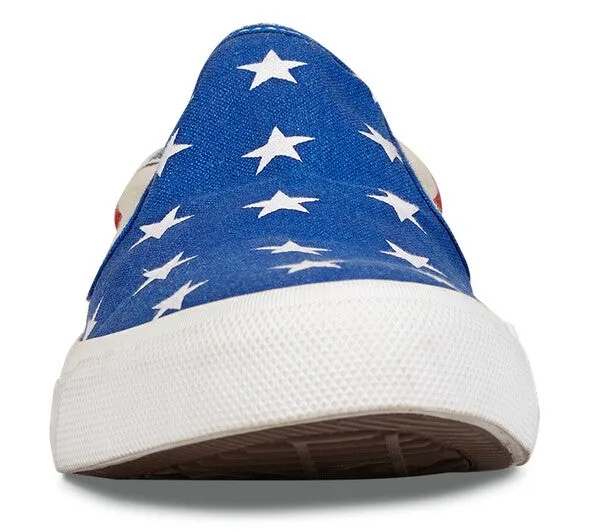 Converse all star United States and Britain's flag canvas shoes