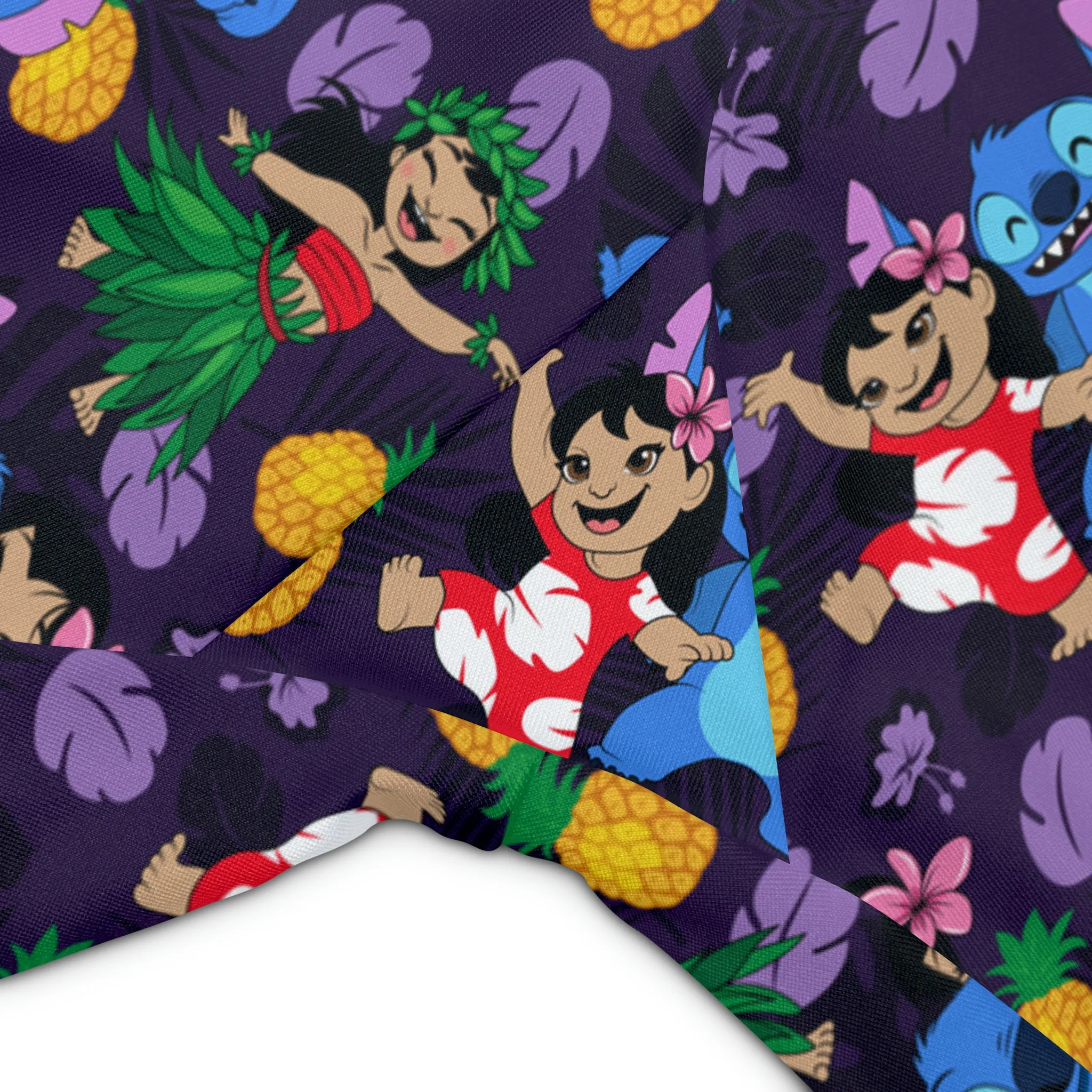 Disney Lilo And Stitch Island Friends Women's Athletic Workout Shorts