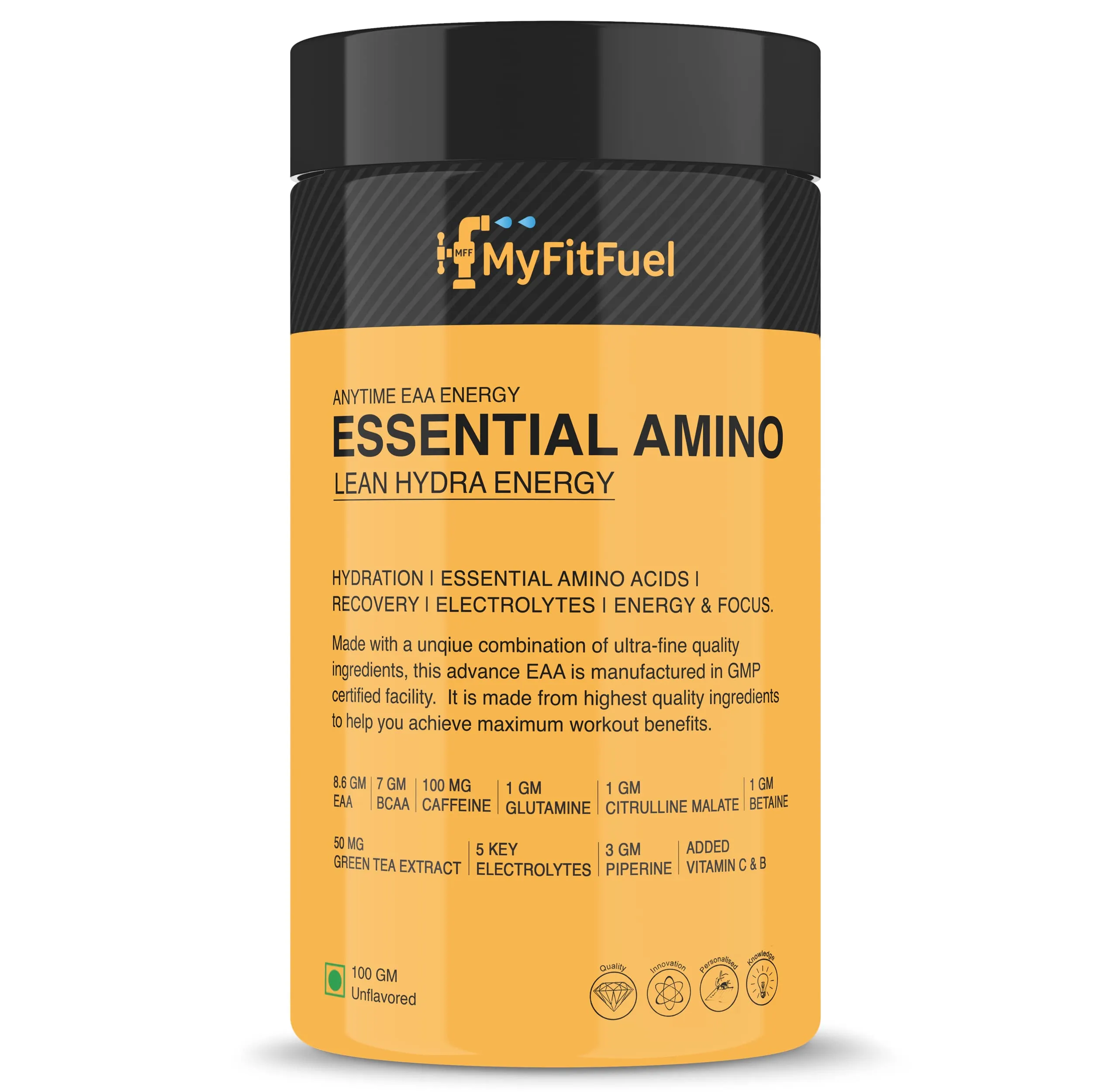 EAA (Essential Amino Acid) (100 gm) Unflavoured