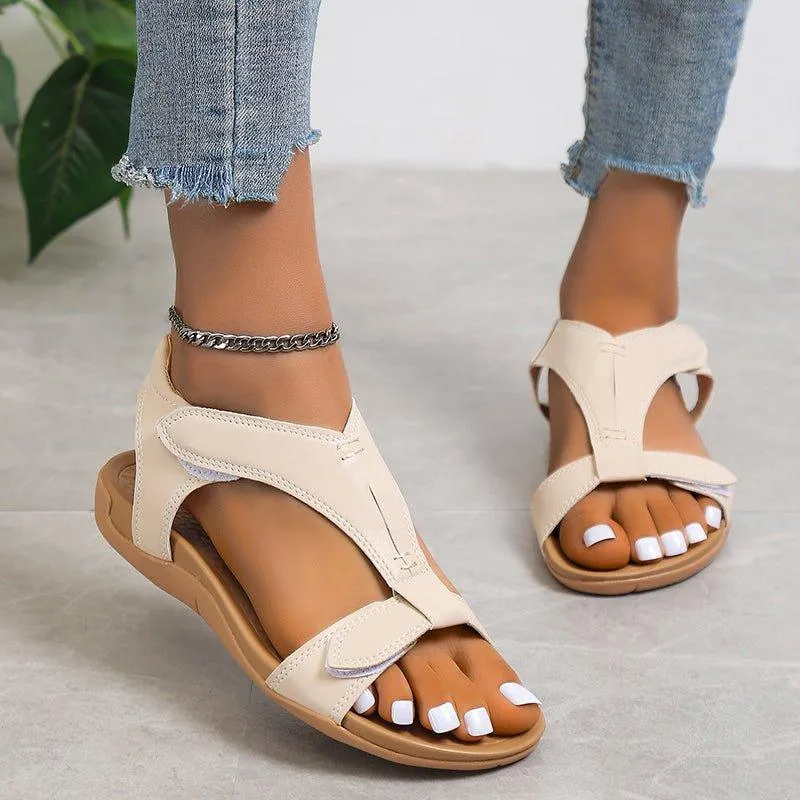 Edema Shoes - Women's Velcro Strap Sandals for Swollen Feet