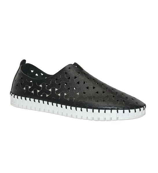 Eric Michael Inez Leather Slip On Sneaker